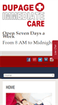 Mobile Screenshot of dupageimmediatecare.com